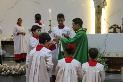 3º dia da novena - Benção das Chaves dos Veículos