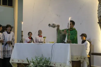3º dia da novena - Benção das Chaves dos Veículos