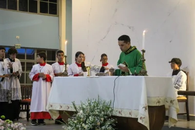 3º dia da novena - Benção das Chaves dos Veículos