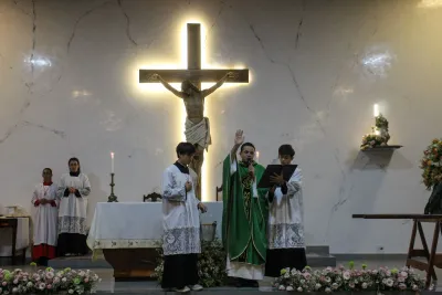 3º dia da novena - Benção das Chaves dos Veículos
