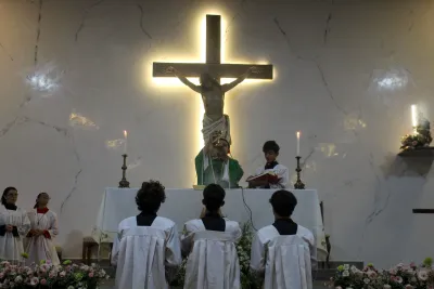 3º dia da novena - Benção das Chaves dos Veículos