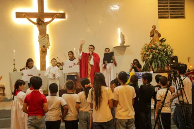4º dia da novena - Benção das Crianças
