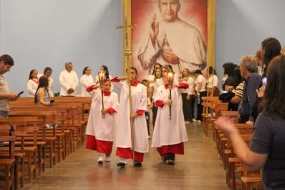 5º dia da novena - Adoração do Santíssimo Sacramento e Bênção aos Fieis