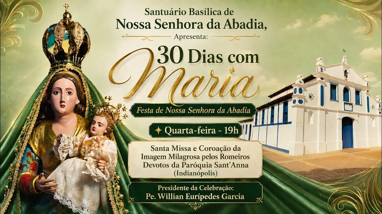 30 dia com Maria - Santa Missa e Coroação - Romeiros Devotos da Paroquia Sant' Anna (Indiánopolis)