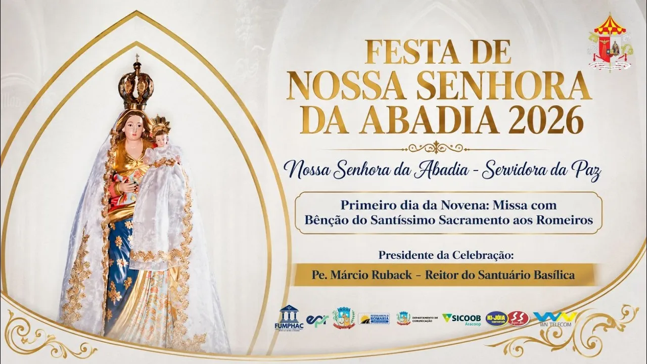 Primeiro dia da Novena: Missa com Bênção do Santíssimo Sacramento aos Romeiros - 6 de Agosto