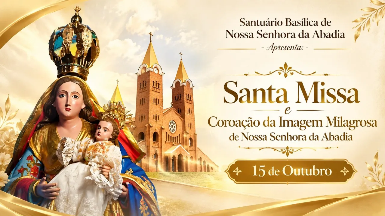 Santa Missa e Coroação de Nossa Senhora da Abadia pelos Jovens - 15/10/2026