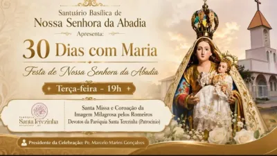30 dia com Maria - Santa Missa e Coroação - Romeiros Devotos da Paroquia Santa Terezinha (Patrocinio)