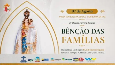Segundo dia da Novena: Missa com Benção das Famílias (Pe. Edson) - 7 de Agosto