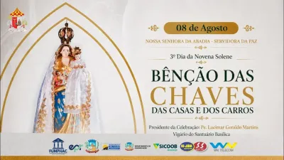 Terceiro dia da Novena: Benção das Chaves das Casas e dos Carros (Pe. Lucimar) - 8 de Agosto