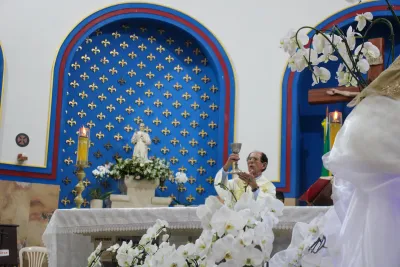 Editar 30 dia com Maria - Santa Missa e Coroação - Romeiros Devotos da Comunidade de Celso Bueno, Buritis e Gonçalves