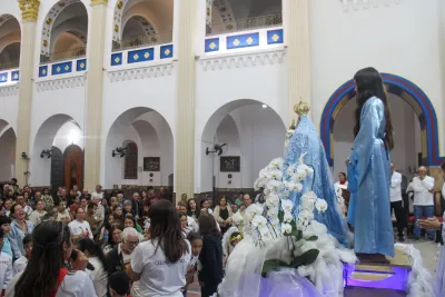 Editar 30 dia com Maria - Santa Missa e Coroação - Romeiros Devotos da Comunidade de Celso Bueno, Buritis e Gonçalves