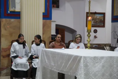 Editar 30 dia com Maria - Santa Missa e Coroação - Romeiros Devotos da Comunidade de Celso Bueno, Buritis e Gonçalves