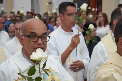 Encerramento da Novena: Dia de Ação de Graças com oferta de flores à Nossa Senhora da Abadia - 14 de Agosto