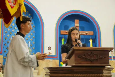 Encerramento da Novena: Dia de Ação de Graças com oferta de flores à Nossa Senhora da Abadia - 14 de Agosto