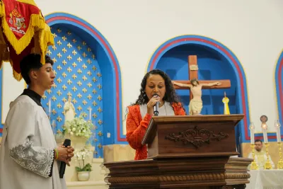Encerramento da Novena: Dia de Ação de Graças com oferta de flores à Nossa Senhora da Abadia - 14 de Agosto
