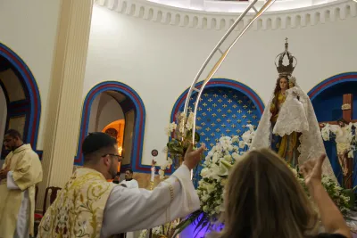 Encerramento da Novena: Dia de Ação de Graças com oferta de flores à Nossa Senhora da Abadia - 14 de Agosto