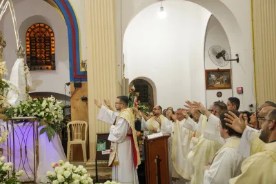 Encerramento da Novena: Dia de Ação de Graças com oferta de flores à Nossa Senhora da Abadia - 14 de Agosto