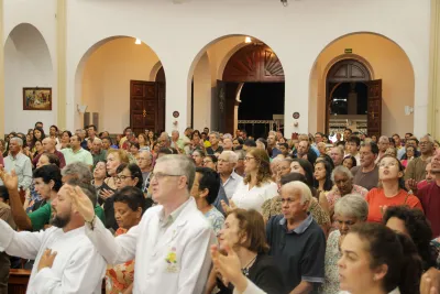 Encerramento da Novena: Dia de Ação de Graças com oferta de flores à Nossa Senhora da Abadia - 14 de Agosto
