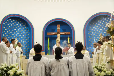 Encerramento da Novena: Dia de Ação de Graças com oferta de flores à Nossa Senhora da Abadia - 14 de Agosto