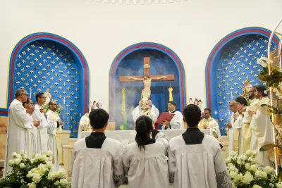 Encerramento da Novena: Dia de Ação de Graças com oferta de flores à Nossa Senhora da Abadia - 14 de Agosto