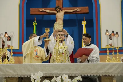 Encerramento da Novena: Dia de Ação de Graças com oferta de flores à Nossa Senhora da Abadia - 14 de Agosto