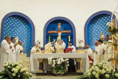 Encerramento da Novena: Dia de Ação de Graças com oferta de flores à Nossa Senhora da Abadia - 14 de Agosto