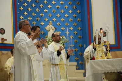 Encerramento da Novena: Dia de Ação de Graças com oferta de flores à Nossa Senhora da Abadia - 14 de Agosto
