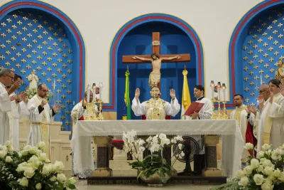 Encerramento da Novena: Dia de Ação de Graças com oferta de flores à Nossa Senhora da Abadia - 14 de Agosto