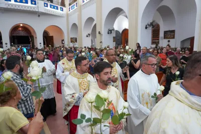 Encerramento da Novena: Dia de Ação de Graças com oferta de flores à Nossa Senhora da Abadia - 14 de Agosto