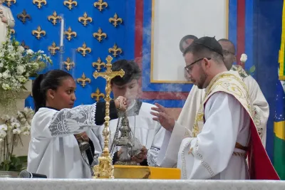 Encerramento da Novena: Dia de Ação de Graças com oferta de flores à Nossa Senhora da Abadia - 14 de Agosto