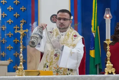 Encerramento da Novena: Dia de Ação de Graças com oferta de flores à Nossa Senhora da Abadia - 14 de Agosto