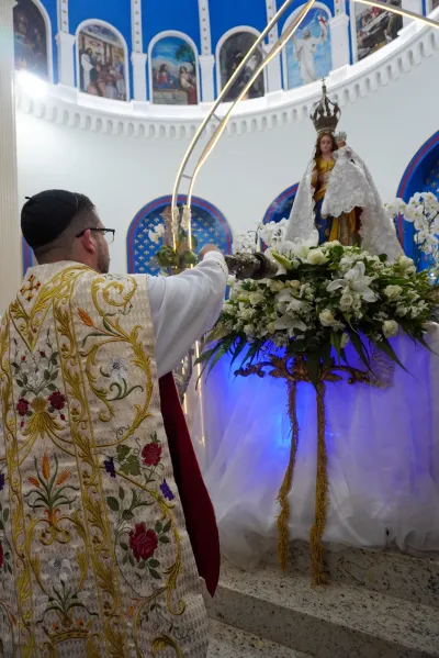 Encerramento da Novena: Dia de Ação de Graças com oferta de flores à Nossa Senhora da Abadia - 14 de Agosto
