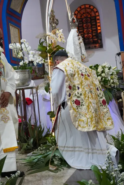 Encerramento da Novena: Dia de Ação de Graças com oferta de flores à Nossa Senhora da Abadia - 14 de Agosto