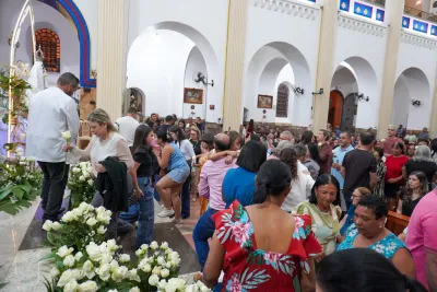 Encerramento da Novena: Dia de Ação de Graças com oferta de flores à Nossa Senhora da Abadia - 14 de Agosto