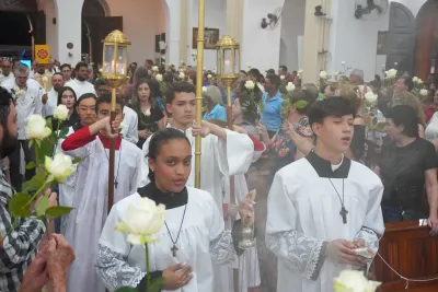 Encerramento da Novena: Dia de Ação de Graças com oferta de flores à Nossa Senhora da Abadia - 14 de Agosto