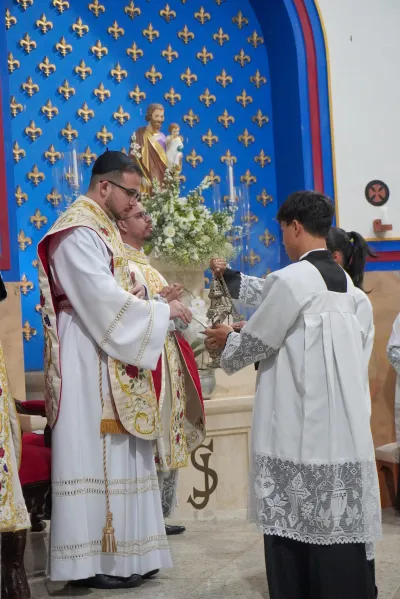 Encerramento da Novena: Dia de Ação de Graças com oferta de flores à Nossa Senhora da Abadia - 14 de Agosto