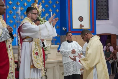 Encerramento da Novena: Dia de Ação de Graças com oferta de flores à Nossa Senhora da Abadia - 14 de Agosto