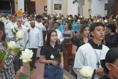 Encerramento da Novena: Dia de Ação de Graças com oferta de flores à Nossa Senhora da Abadia - 14 de Agosto