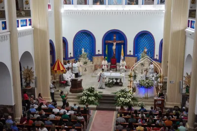 Encerramento da Novena: Dia de Ação de Graças com oferta de flores à Nossa Senhora da Abadia - 14 de Agosto
