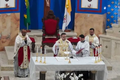 Encerramento da Novena: Dia de Ação de Graças com oferta de flores à Nossa Senhora da Abadia - 14 de Agosto