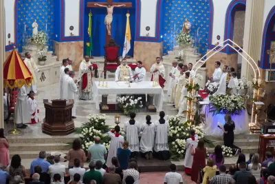 Encerramento da Novena: Dia de Ação de Graças com oferta de flores à Nossa Senhora da Abadia - 14 de Agosto