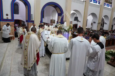 Encerramento da Novena: Dia de Ação de Graças com oferta de flores à Nossa Senhora da Abadia - 14 de Agosto