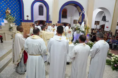 Encerramento da Novena: Dia de Ação de Graças com oferta de flores à Nossa Senhora da Abadia - 14 de Agosto