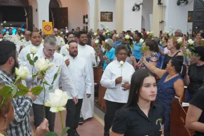 Encerramento da Novena: Dia de Ação de Graças com oferta de flores à Nossa Senhora da Abadia - 14 de Agosto