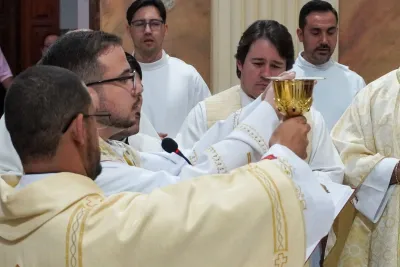 Encerramento da Novena: Dia de Ação de Graças com oferta de flores à Nossa Senhora da Abadia - 14 de Agosto