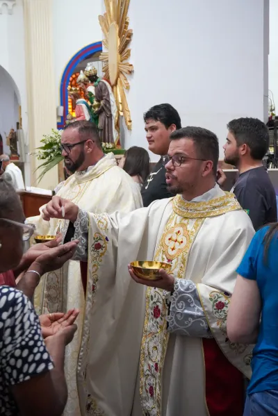 Encerramento da Novena: Dia de Ação de Graças com oferta de flores à Nossa Senhora da Abadia - 14 de Agosto
