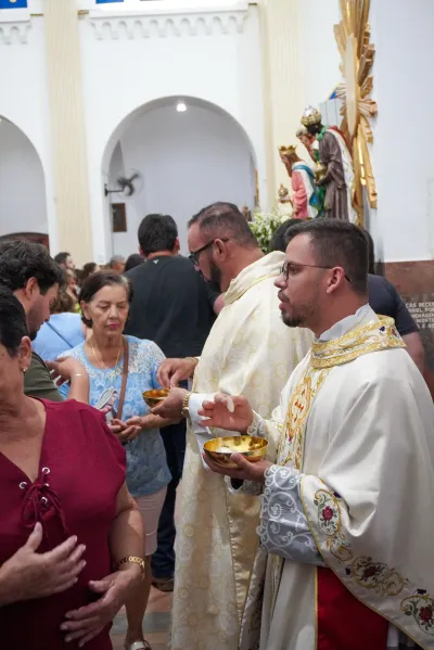 Encerramento da Novena: Dia de Ação de Graças com oferta de flores à Nossa Senhora da Abadia - 14 de Agosto