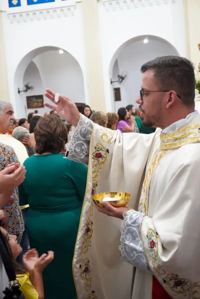 Encerramento da Novena: Dia de Ação de Graças com oferta de flores à Nossa Senhora da Abadia - 14 de Agosto