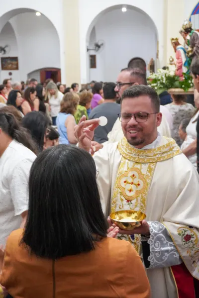 Encerramento da Novena: Dia de Ação de Graças com oferta de flores à Nossa Senhora da Abadia - 14 de Agosto