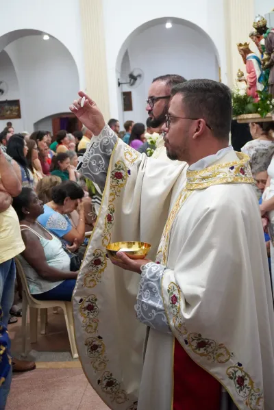 Encerramento da Novena: Dia de Ação de Graças com oferta de flores à Nossa Senhora da Abadia - 14 de Agosto